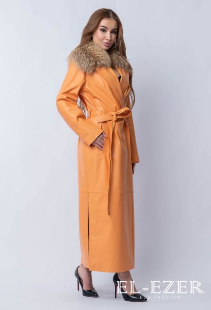 Кожаный плащ (МОД-002ПЛ)