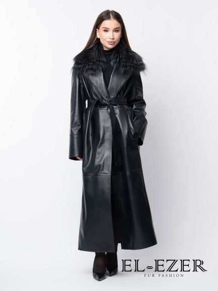 Кожаный плащ (МОД-005ПЛ)