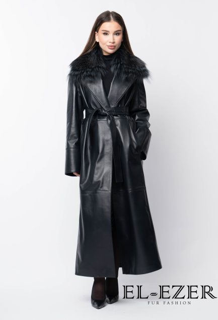 Кожаный плащ (МОД-005ПЛ)