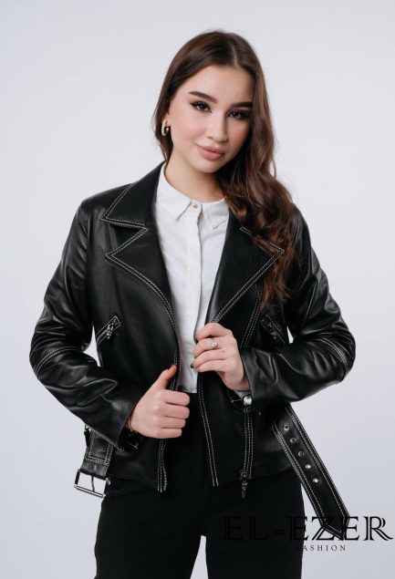 Кожаная косуха (МОД-018КЖ)