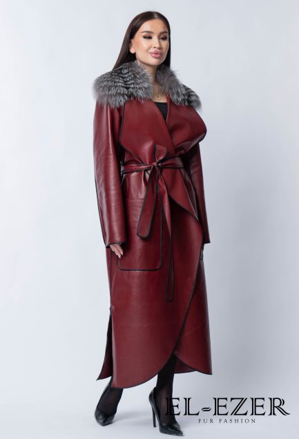 Кожаный плащ (МОД-010ПЛ)