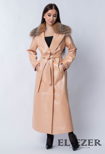 Кожаный плащ (МОД-009ПЛ)