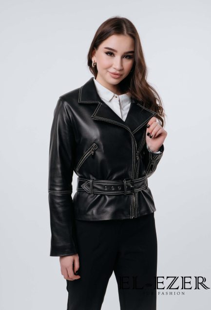 Кожаная косуха (МОД-037КЖ)